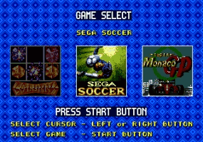 Mega Games 6 Volume 3 Title Screen